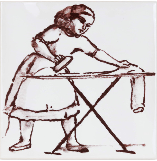 Paula Rego - Menina a passar a ferro