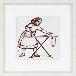 Paula Rego - Menina a passar a ferro