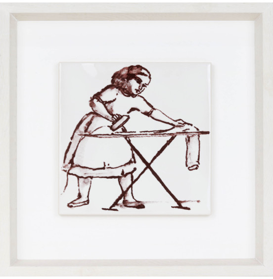 Paula Rego - Menina a passar a ferro