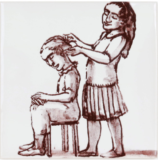 Paula Rego - Menina a pentear