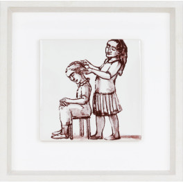 Paula Rego - Menina a pentear
