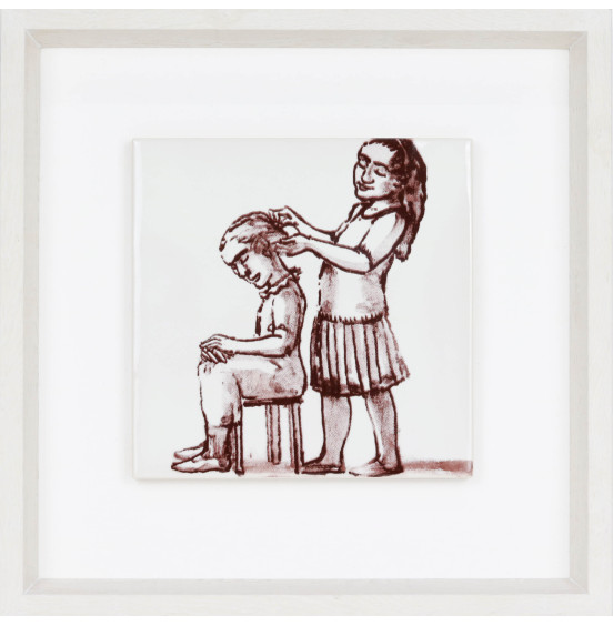 Paula Rego - Menina a pentear