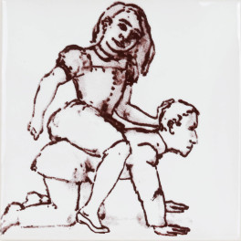 Paula Rego - Menina às cavalitas