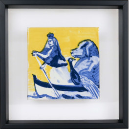 Paula Rego - Mulher com véu no barco