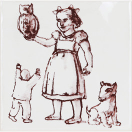 Paula Rego - Menina com mocho