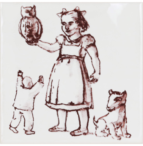 Paula Rego - Menina com mocho