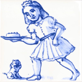 Paula Rego - Menina com bolo