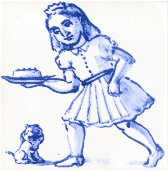 Paula Rego - Menina com bolo