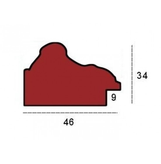 DOURADA ADORNADA 4,6cm