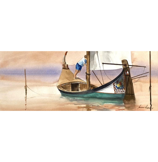 António Neves - Moliceiro Verde