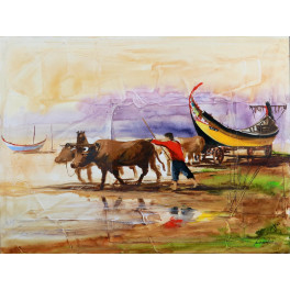 António Neves - Transporte de Moliceiro