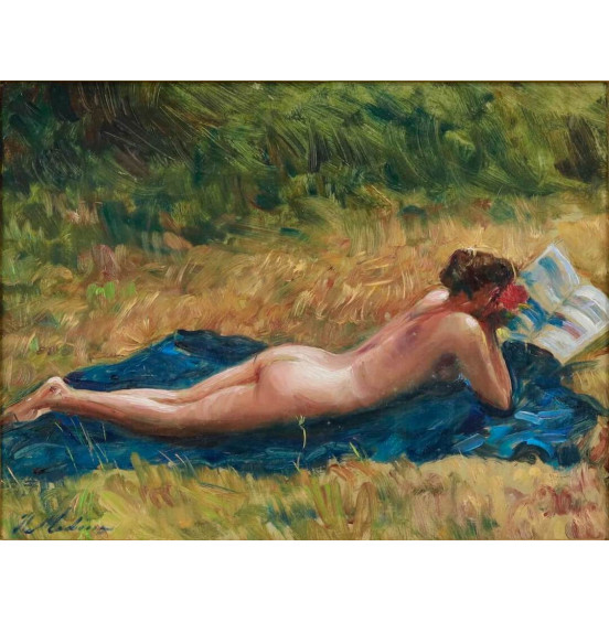 Henrique Medina - Leitura na relva