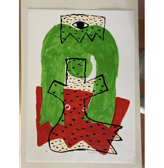José de Guimarães - Personagem verde