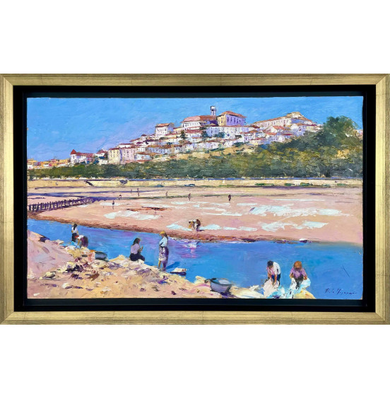 Mota Urgeiro - Lavadeiras no Mondego, Coimbra