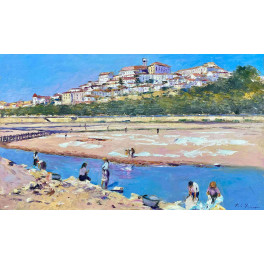 Mota Urgeiro - Lavadeiras no Mondego, Coimbra