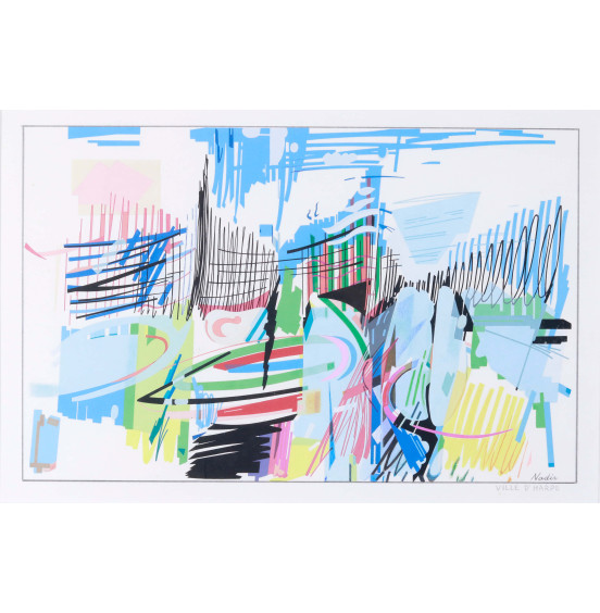 Nadir Afonso - Ville D'Harpe